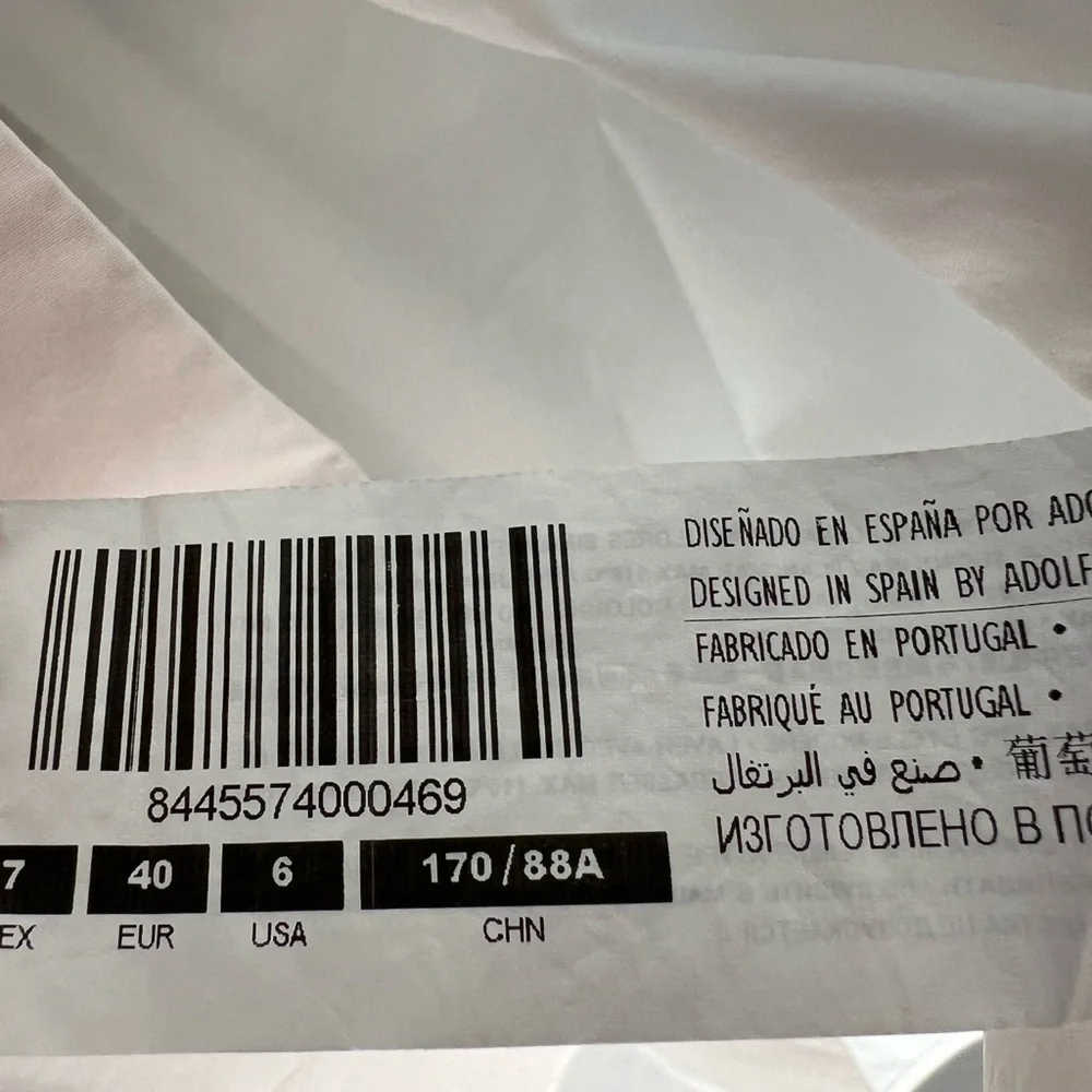 100% Cotton ✨ Adolfo Dominguez White Button-Front Shirt Size 6 - Picture 6 of 7
